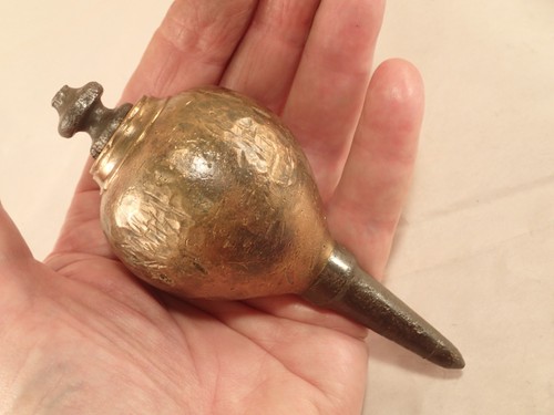1800s bronze globular plumb - 1800s,