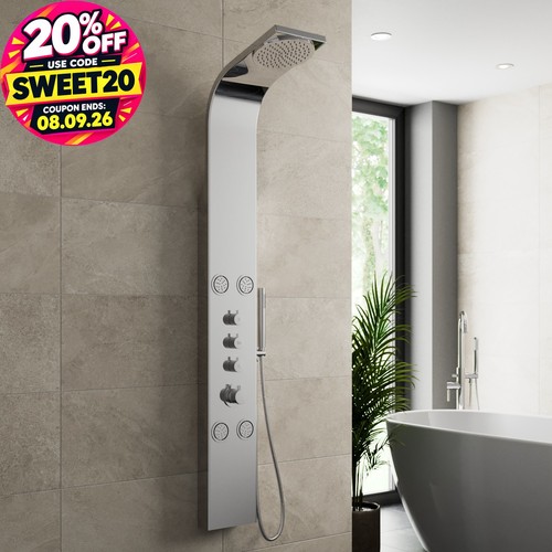 Thermostatic shower panel - shower,