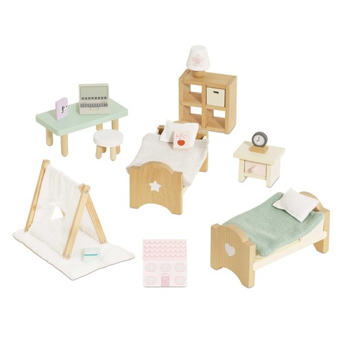 Toy van wooden doll house - doll,