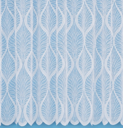 White net curtain art - net,