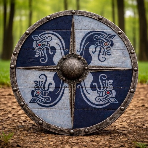Medieval handmade round wooden - medieval,