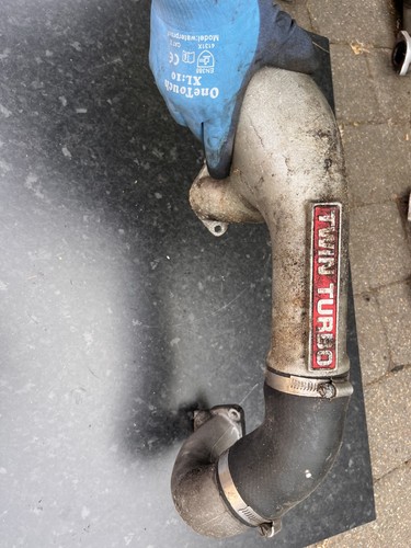 Twin turbo intake - pipe, for