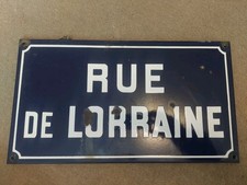 Vintage French Enamel Street