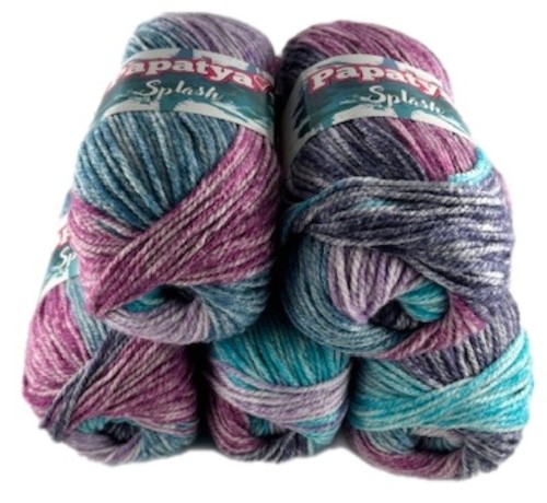 Rainbow wool pack - 5, 100g