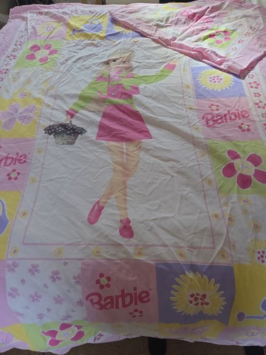Barbie vintage single duvet - single,