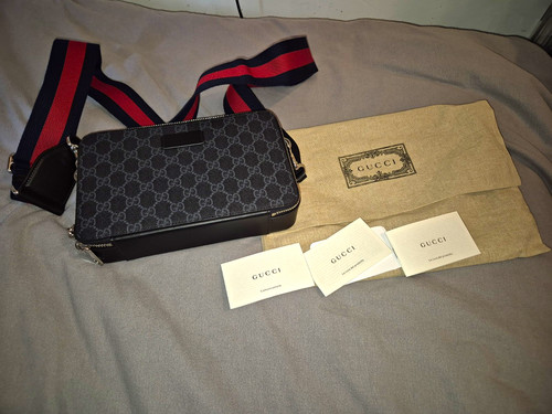 Gucci men monogram canvas - men's,