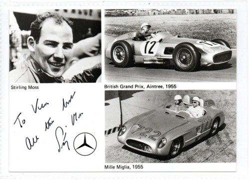 Stirling moss motor racing - moss:,