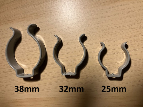 Terry clips plastic coated - terry,