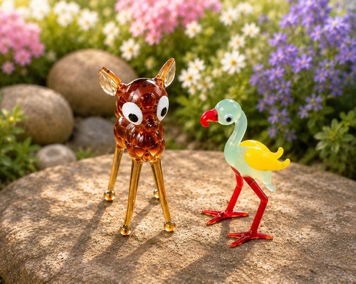 Hand blown glass - 2x,