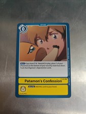 Digimon P-023 Patamon's Confession Promo Yellow