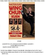 Wing Chun Masterclass Robert Chu 3 DVD set yip man lineage