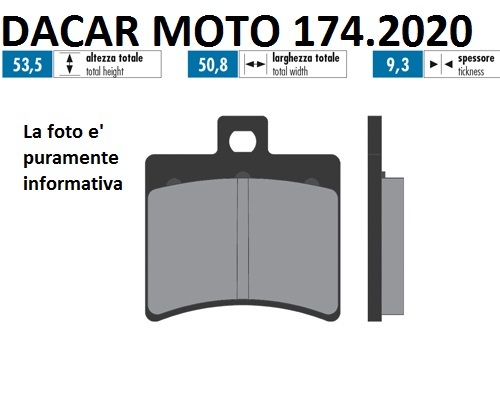 174 2020 brake pads - 174.2020,