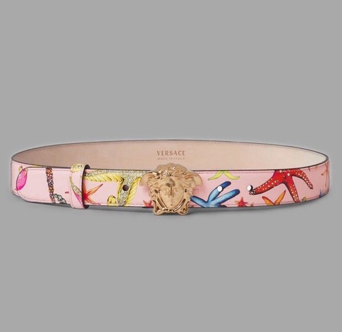 Versace pink leather tresor - versace,