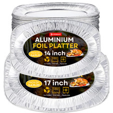 Aluminium serving platters - serving,