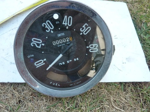 Smiths speedo 60mph black face - smiths,