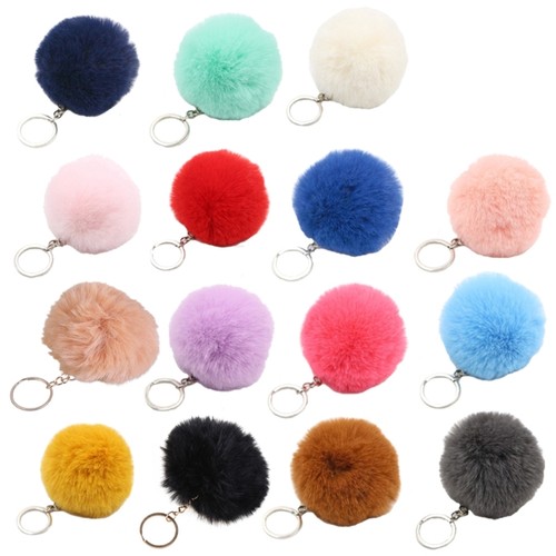 Keychain fluffy artificial - keychain,