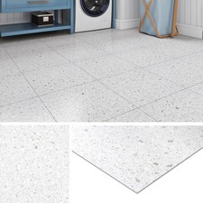 Vinyl Flooring Tiles Terrazzo Effect 30x30CM Peel&Stick Granite 32 PCS Non Slip