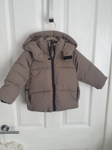 Boys zara padded brown - brown, coat