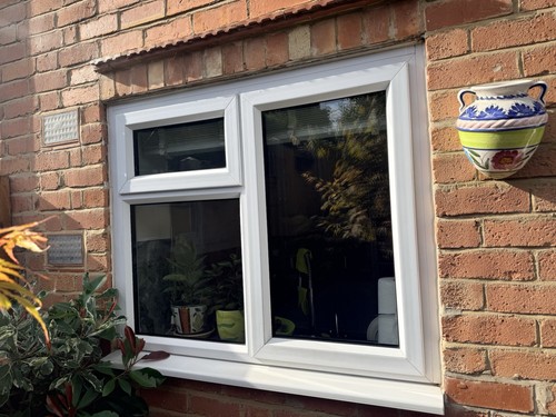 White upvc casement home - white,