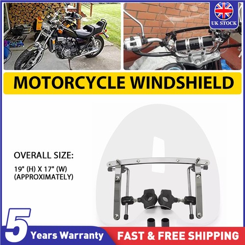 Large clear windshield screen - clear,