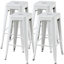 4pcs Metal Bar Stool Vintage