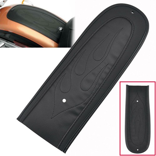 Leather rear fender bib - fender, pad