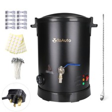 TOAUTO 8L Wax Melter Electric Melting Pot Furnace Spout for Soap Candle Making 