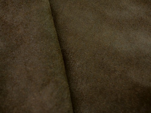 Dark brown pigskin leather - brown,