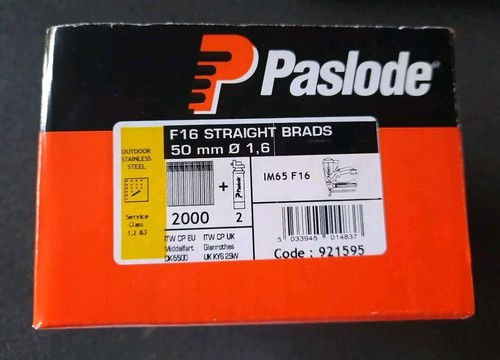 Paslode f16 straight brads - f16,