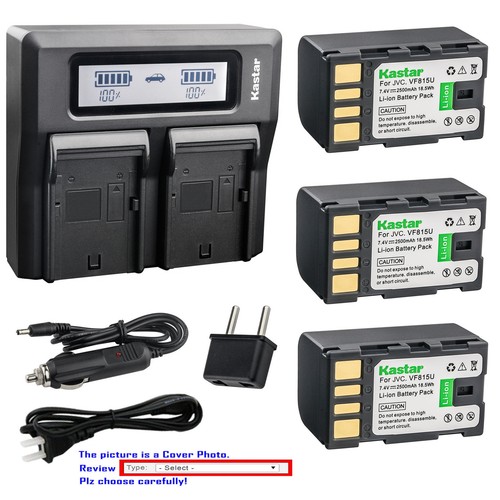 Kastar battery dual lcd fast - dual,