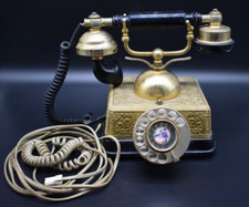 Vintage rotary dial telephone