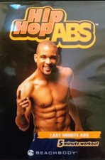 Beachbody Hip Hop Abs: 5 Minute Workout Last Minute Abs DVD Very Good Condition