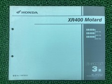 XR400 Motard Parts List, 3rd