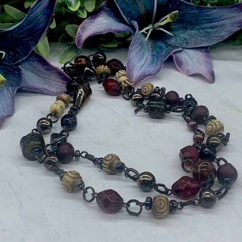 Bohemian glass beaded - glass,