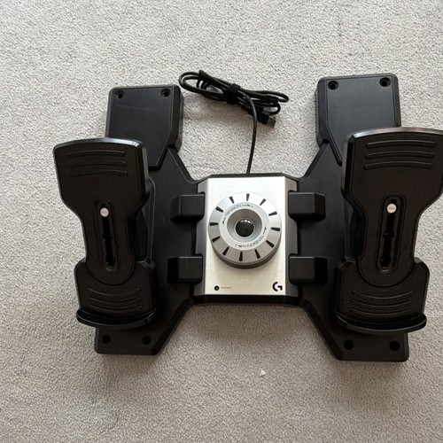 Logitech flight rudder pedals - logitech,