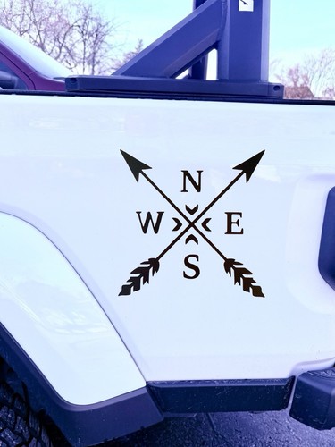 Arrows compass vinyl decal - vinyl,