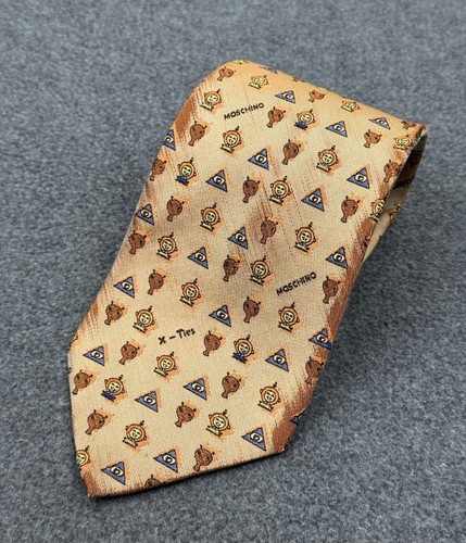 Moschino necktie aliens - necktie,