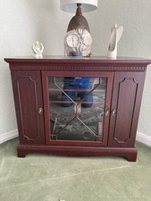 TV Corner Cabinet with Glass