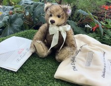 Steiff Musical English Teddy Bear Ltd Edit plays Land Of Hope & Glory Cert Bag