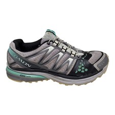 Salomon XR Crossmax 1 Teal Gray Women's Size 8.5 Trail Running Shoes READ