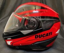 Nolan N100-5 Orbiter Flip Front Motorbike 2023 Red Helmet FREE DUCATI Stickers