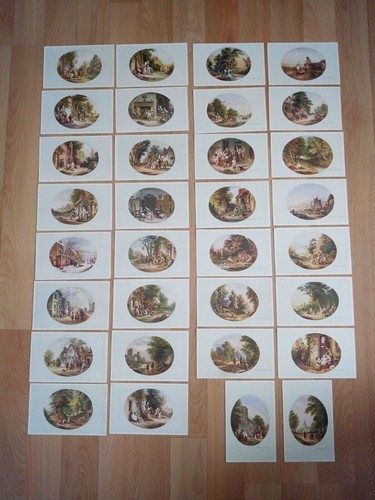 Antique post cards - le, blond