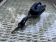 7" ANTIQUE WOODEN METAL HOOK ROPE PULLEY (SHEAVE)MARINE SHIPS BOATS DISPLAY ITEM