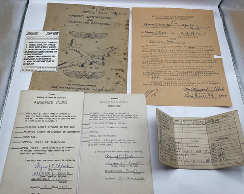 Wwii usaaf pilot cadet lot - pilot,