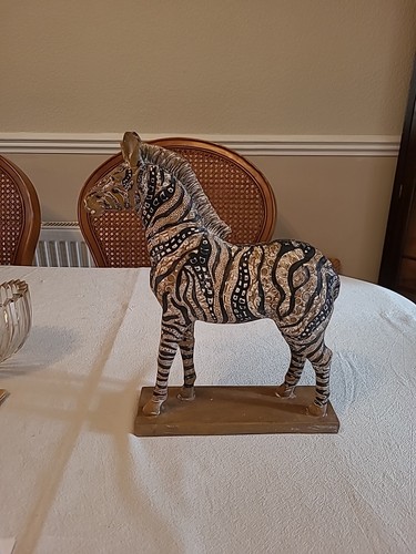 Wooden zebra - wooden,