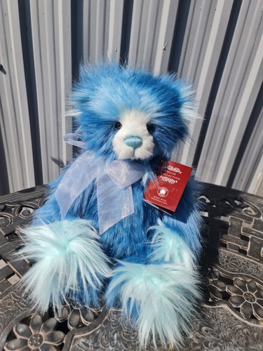 Charlie bear blue - blue, retired