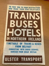 Ulster Transport Map 1966