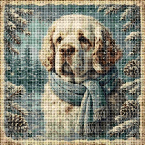 Clumber spaniel puppy dog - puppy,