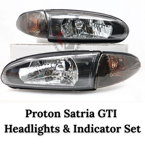 Proton satria gti - headlights, &
