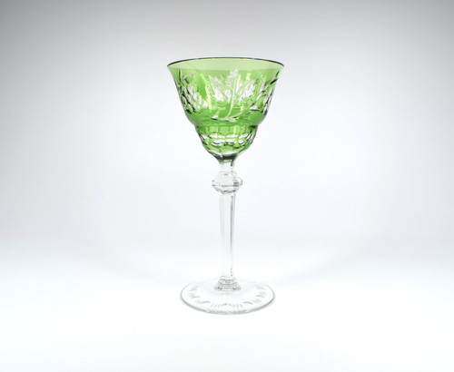 Bohemian green cut clear - bohemian,